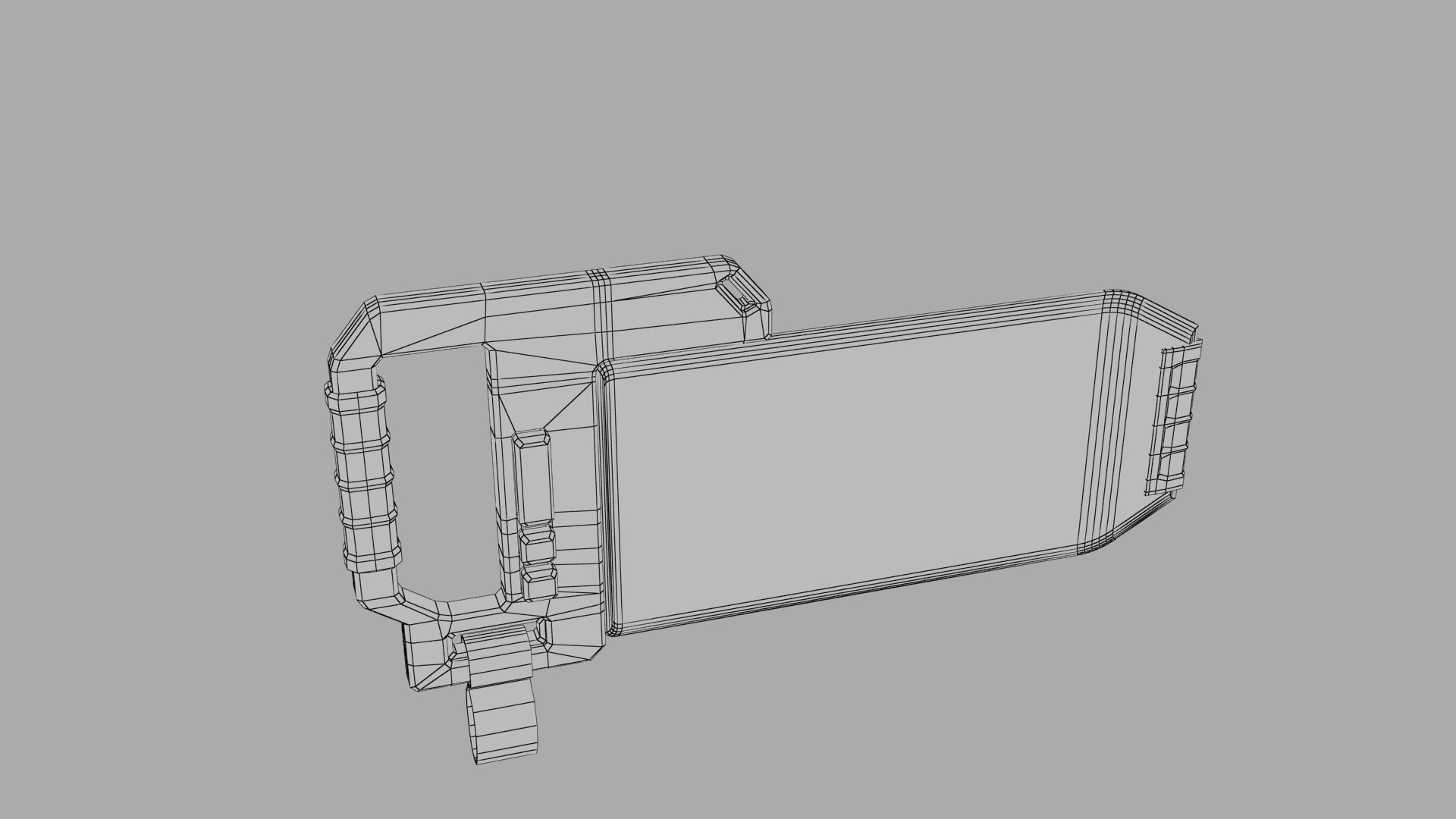 Sci-fi TouchPad5 Low-poly 3D model_18