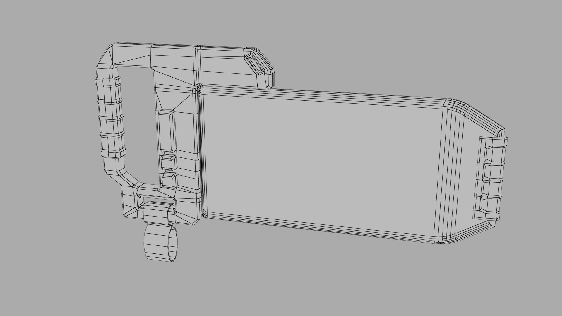 Sci-fi TouchPad5 Low-poly 3D model_13