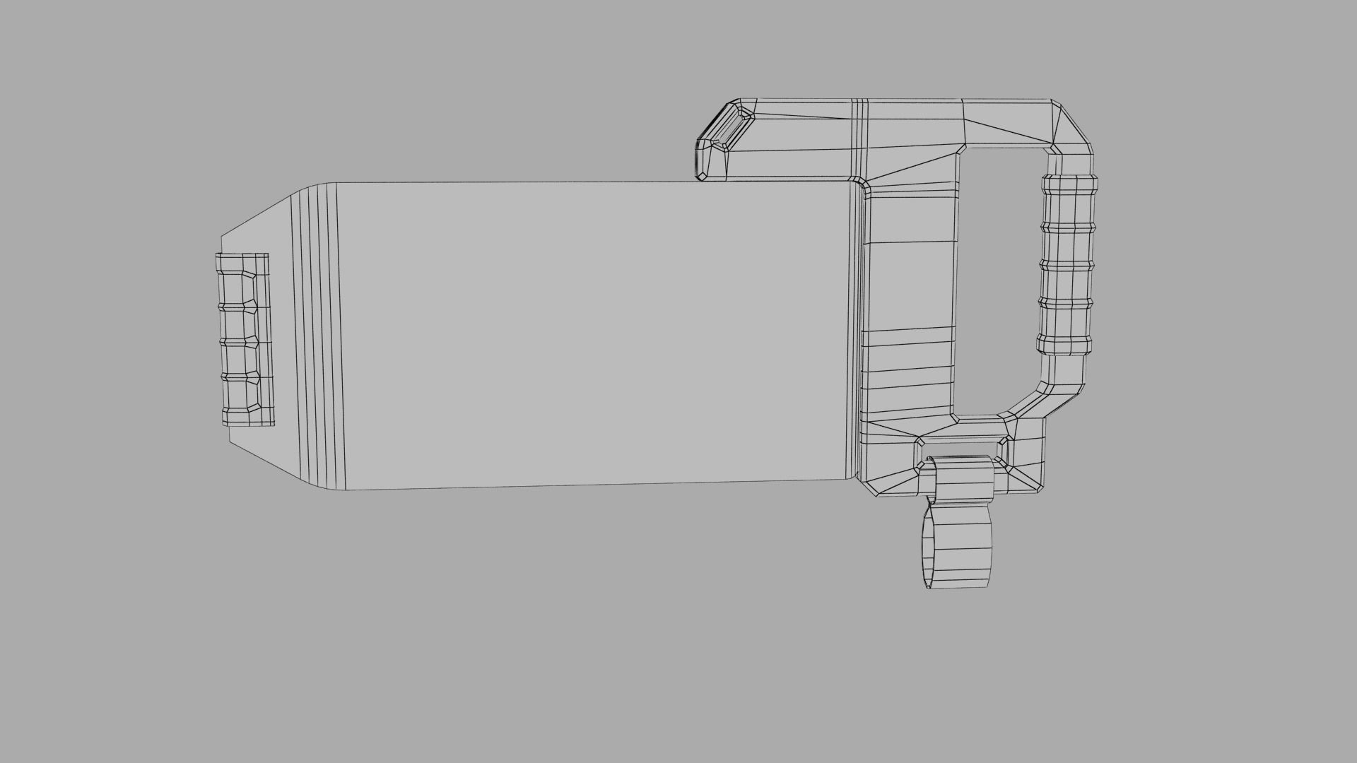 Sci-fi TouchPad5 Low-poly 3D model_16