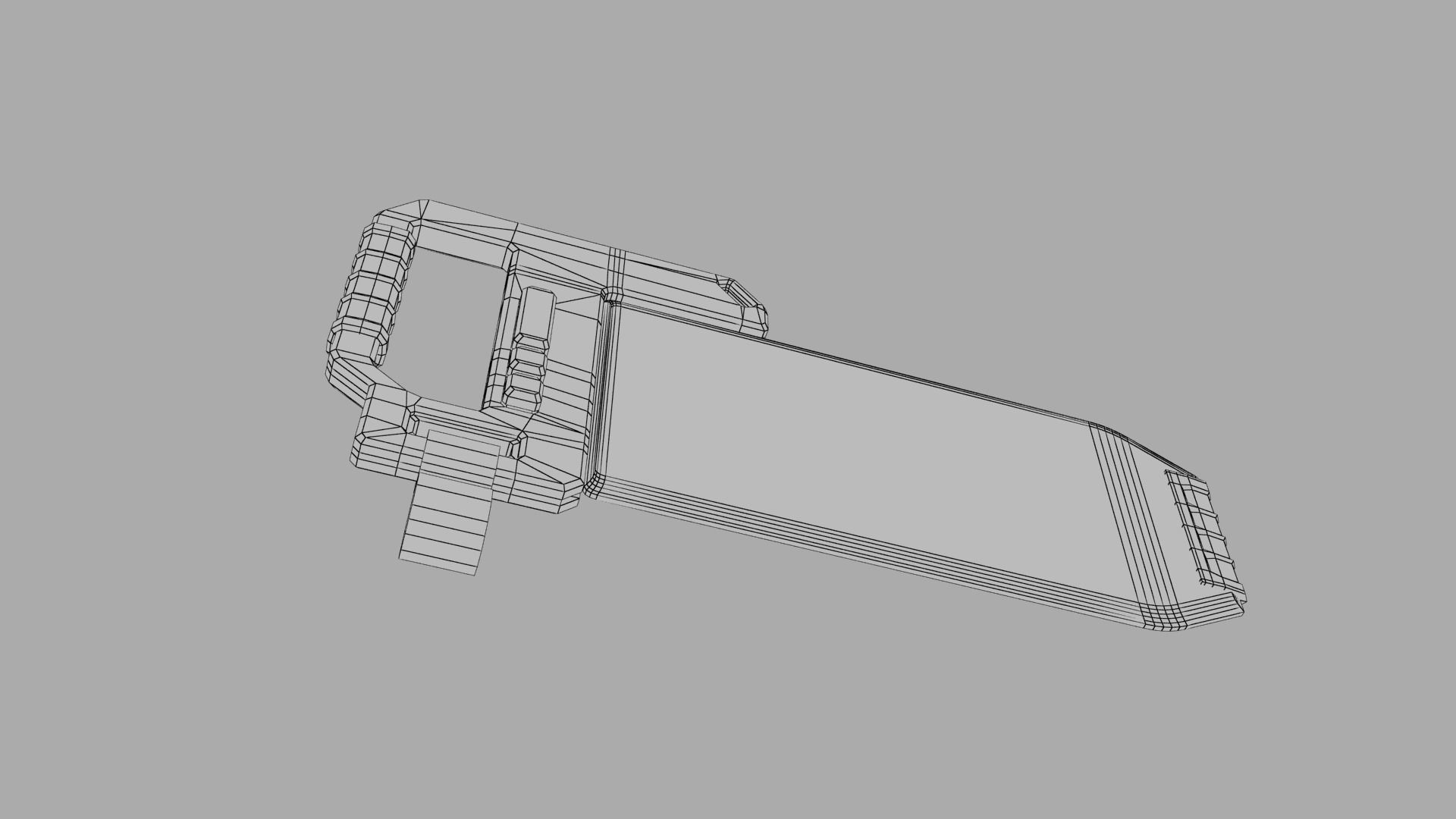 Sci-fi TouchPad5 Low-poly 3D model_19