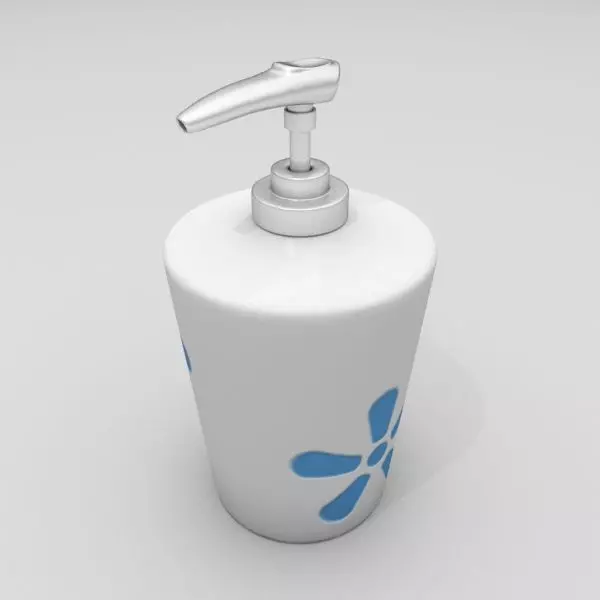 Soap dispenser 3D model_0