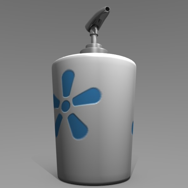 Soap dispenser 3D model_2