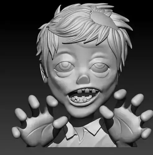 Zombies Emoji 3D print model