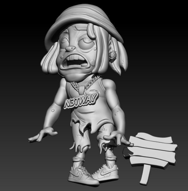 Zombies  3D print model_2