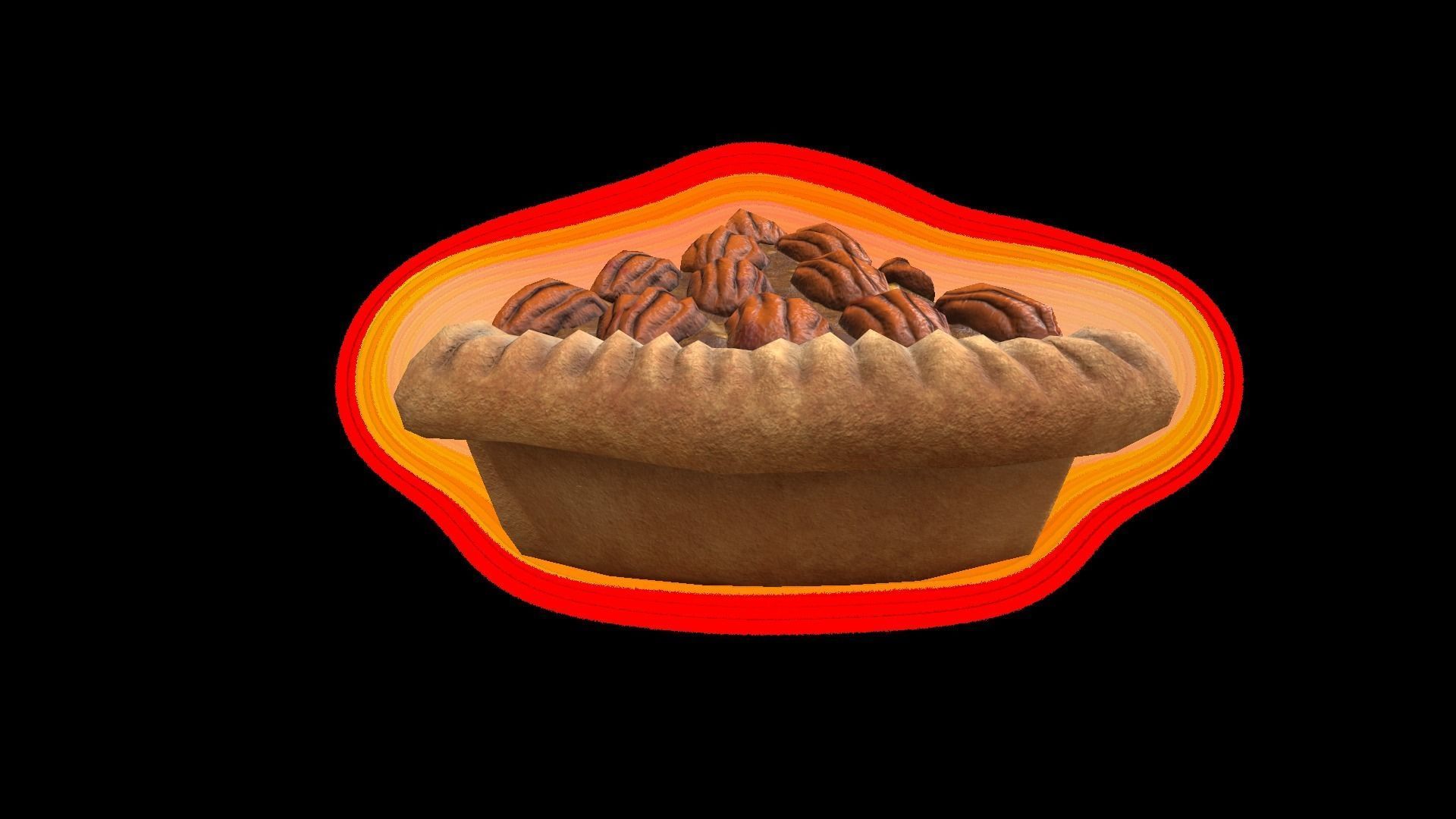 PiePecanPiece Low-poly 3D model_4