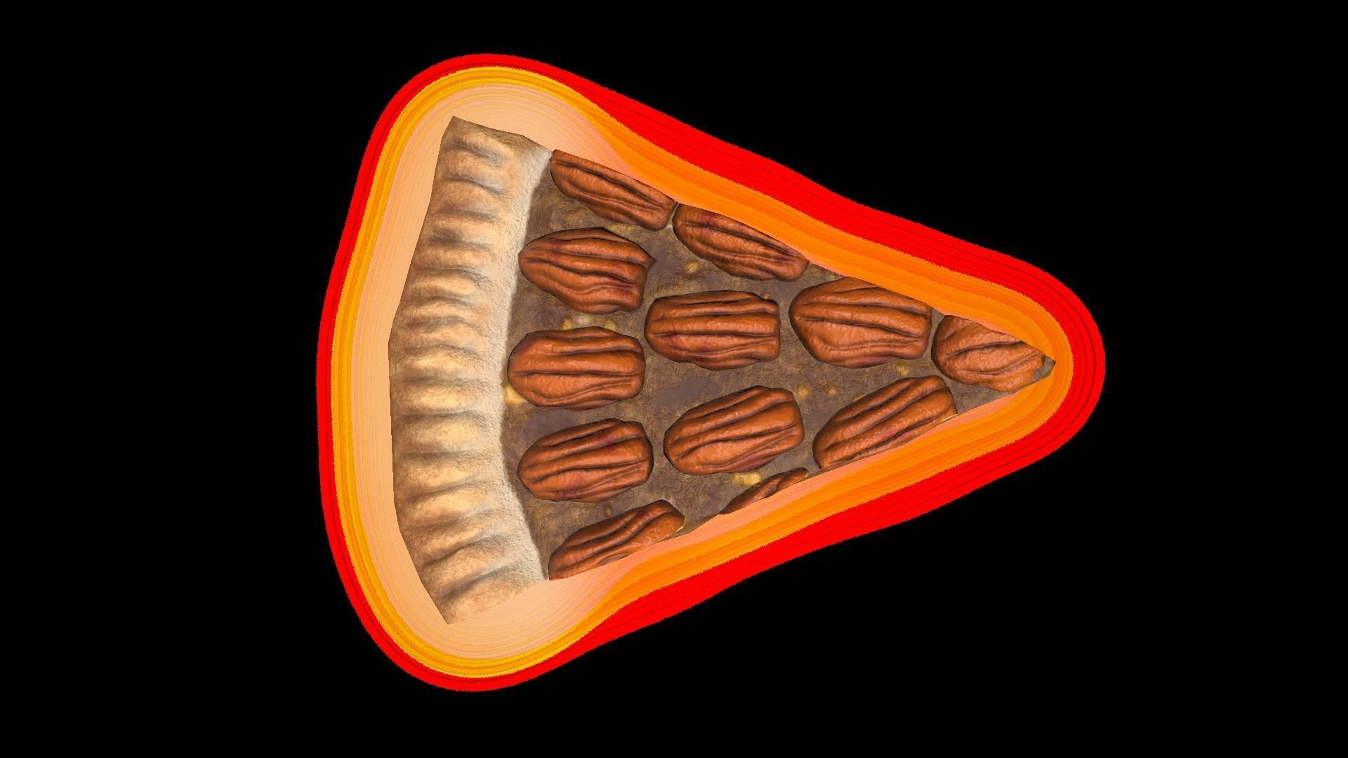 PiePecanPiece Low-poly 3D model_3