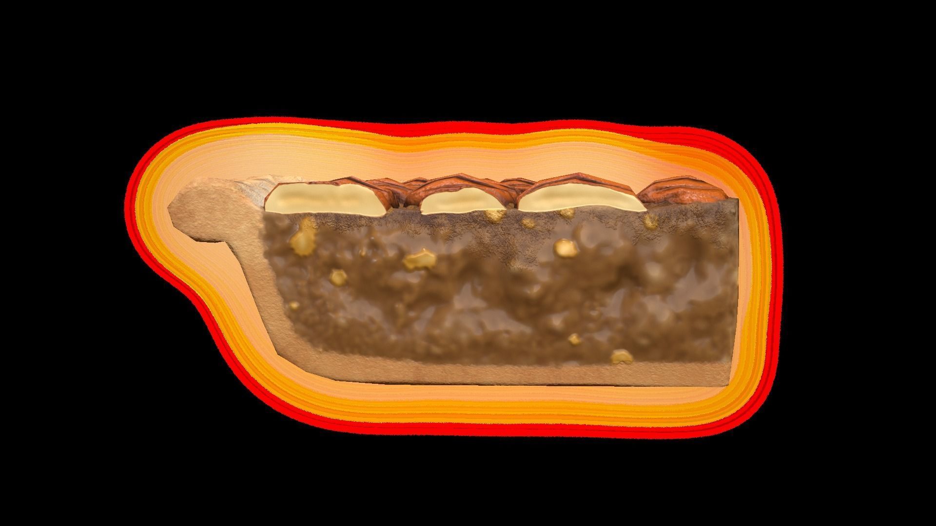 PiePecanPiece Low-poly 3D model_2