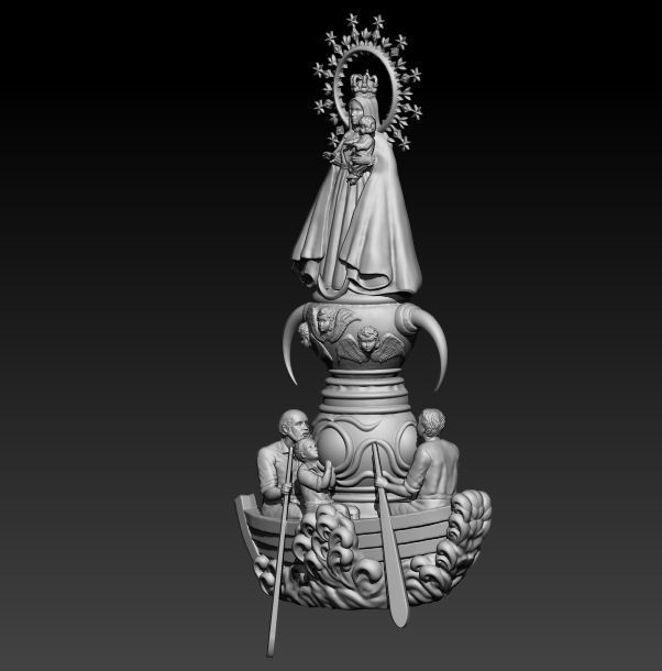 Mother Mary 3D print model_1