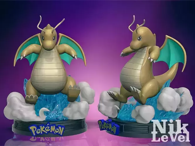  Dragonite Pokemon 3D Printable 