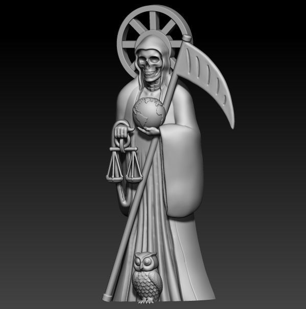 Owl Reaper 3D print model_3