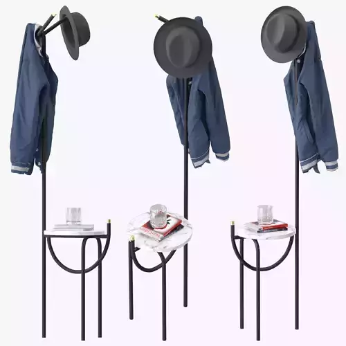 Nordic Coat Rack 3D model