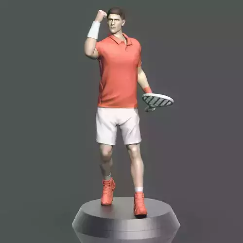 Novak Djokovic 3D Printable 3 3D print model