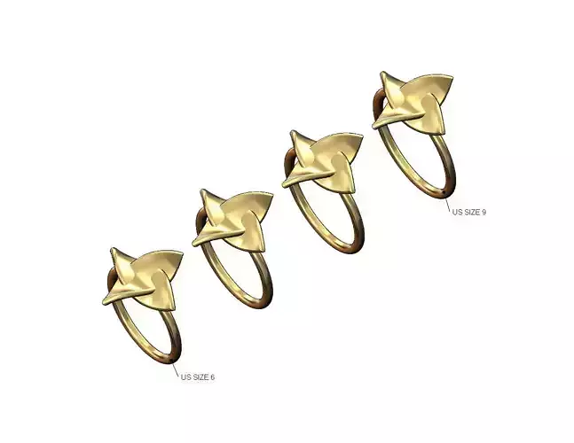 Twisted leaves flower band US sizes 6to9