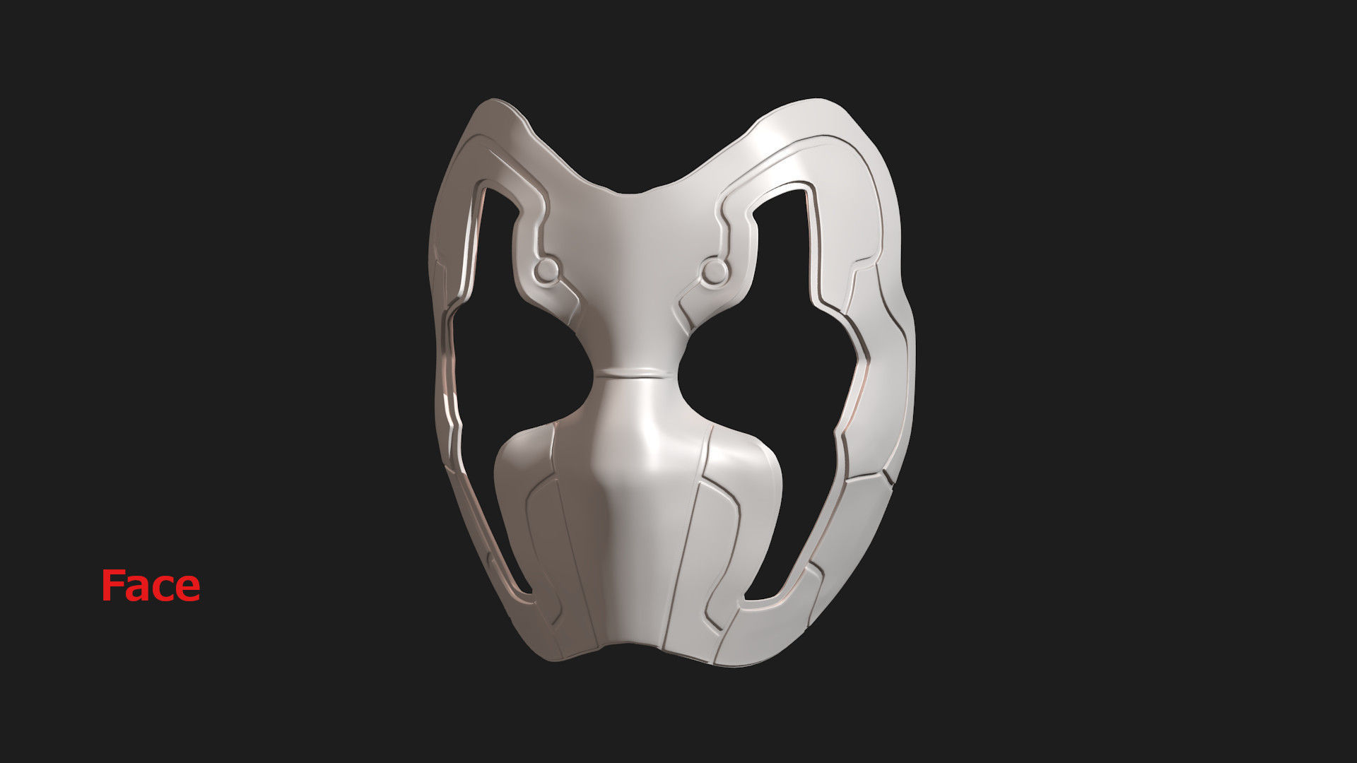 Blue Beetle Mask or helmet 3D print model_5