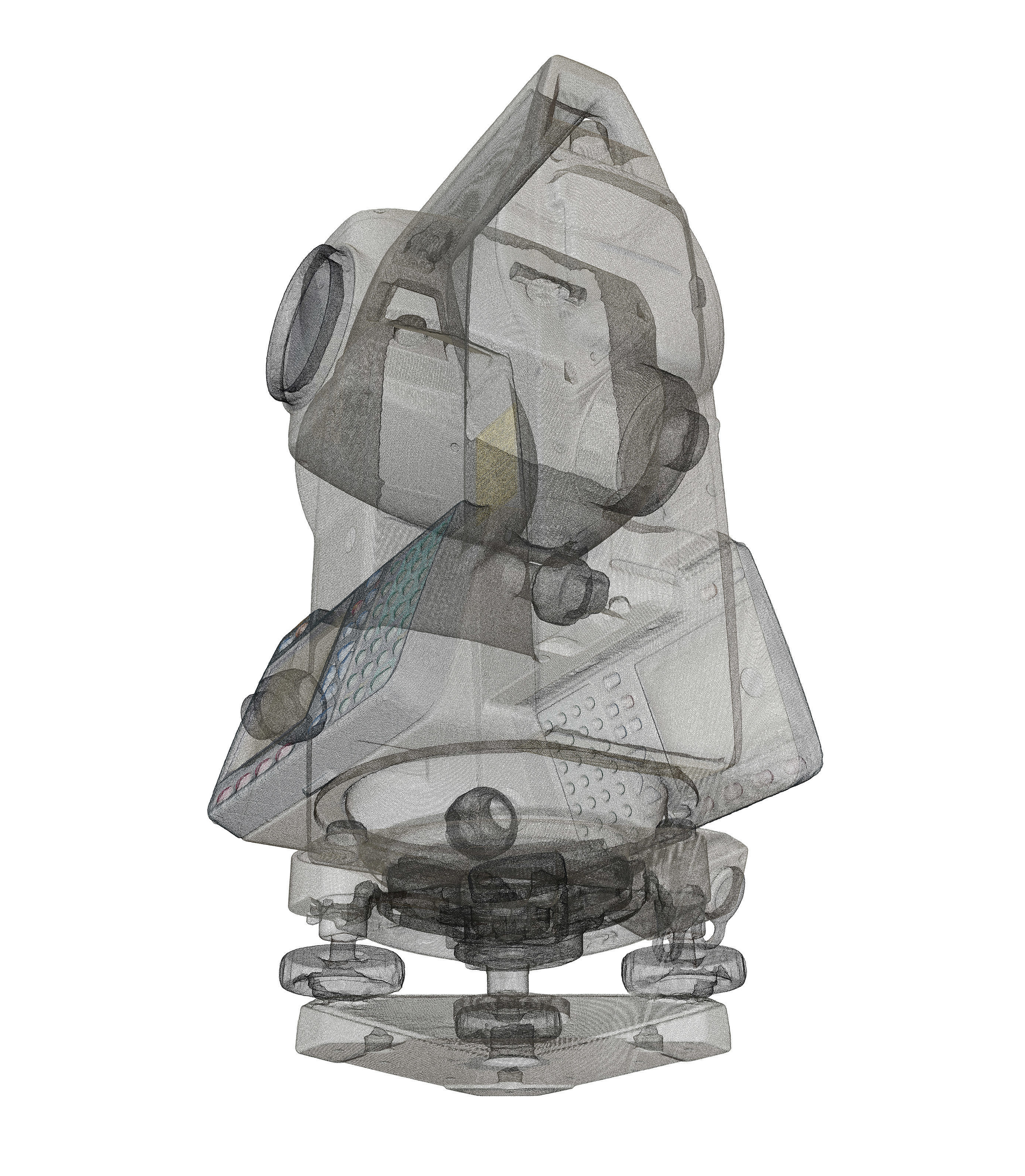 SOKKIA TOTAL STATION SURVEYING TOOL Low-poly 3D model_20