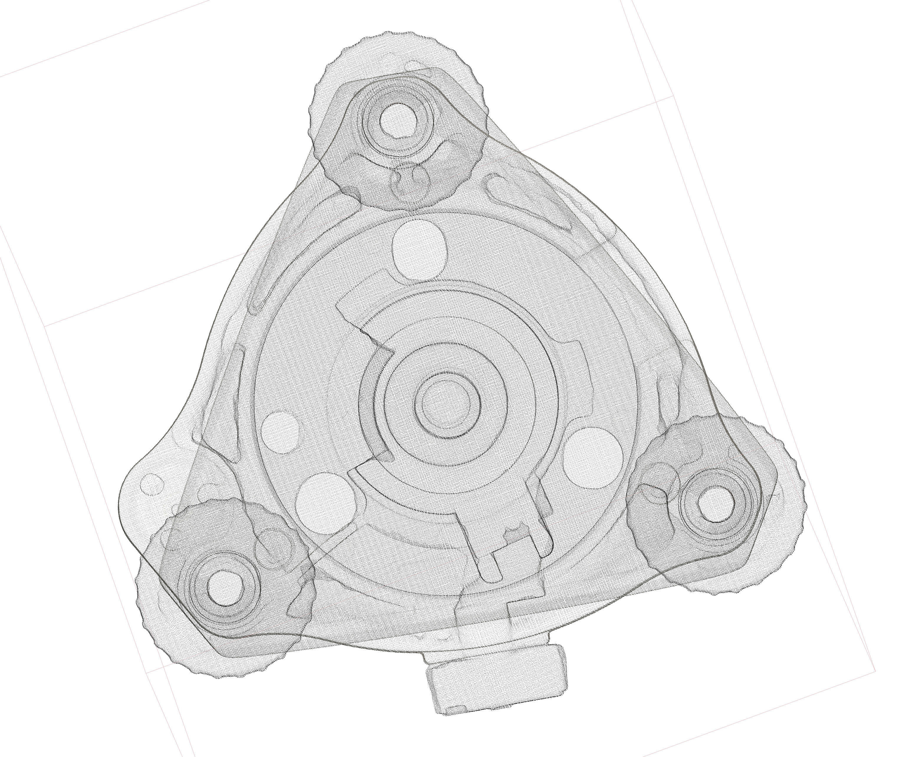 SOKKIA TOTAL STATION SURVEYING TOOL Low-poly 3D model_10