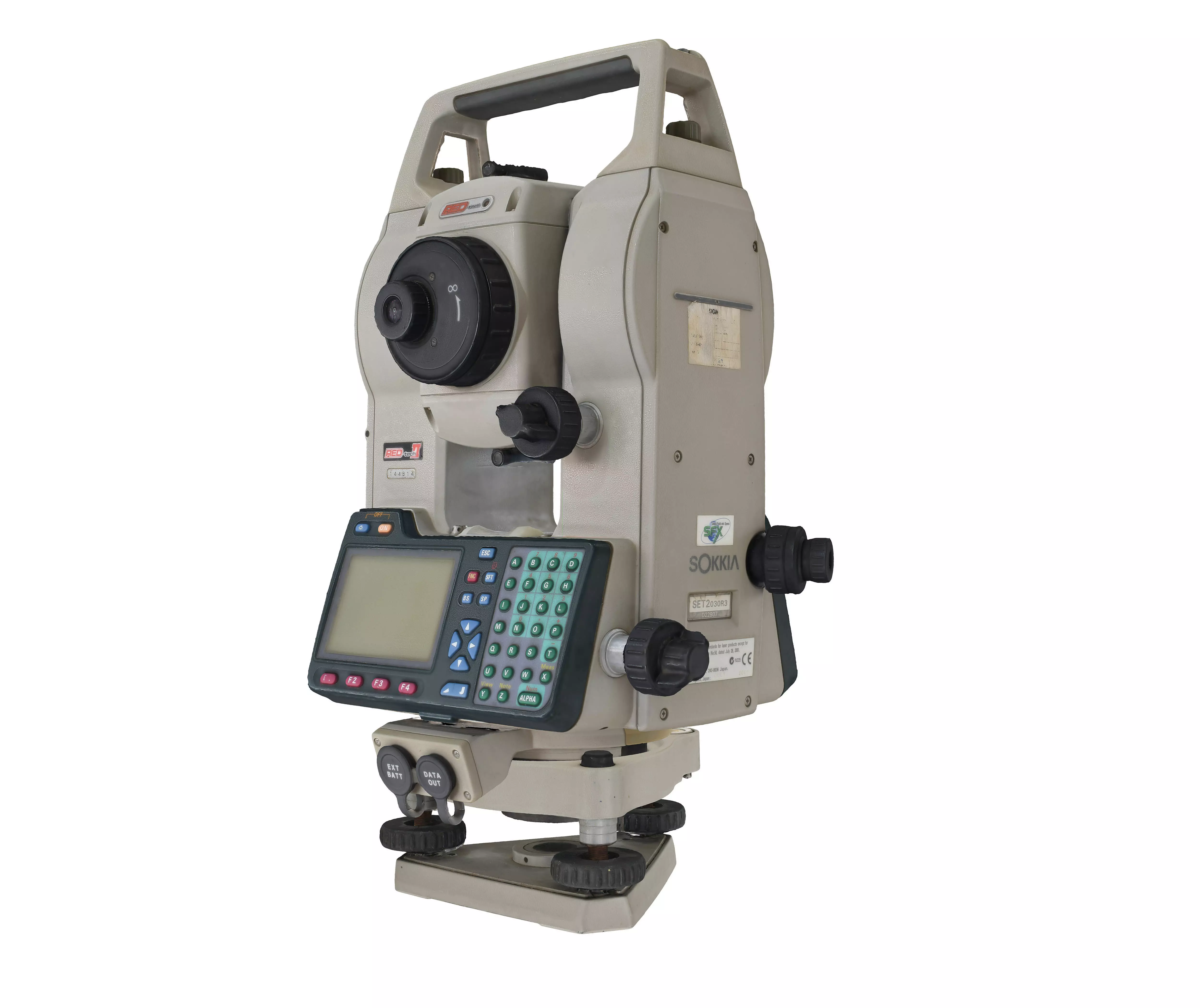 SOKKIA TOTAL STATION SURVEYING TOOL Low-poly 3D model_0