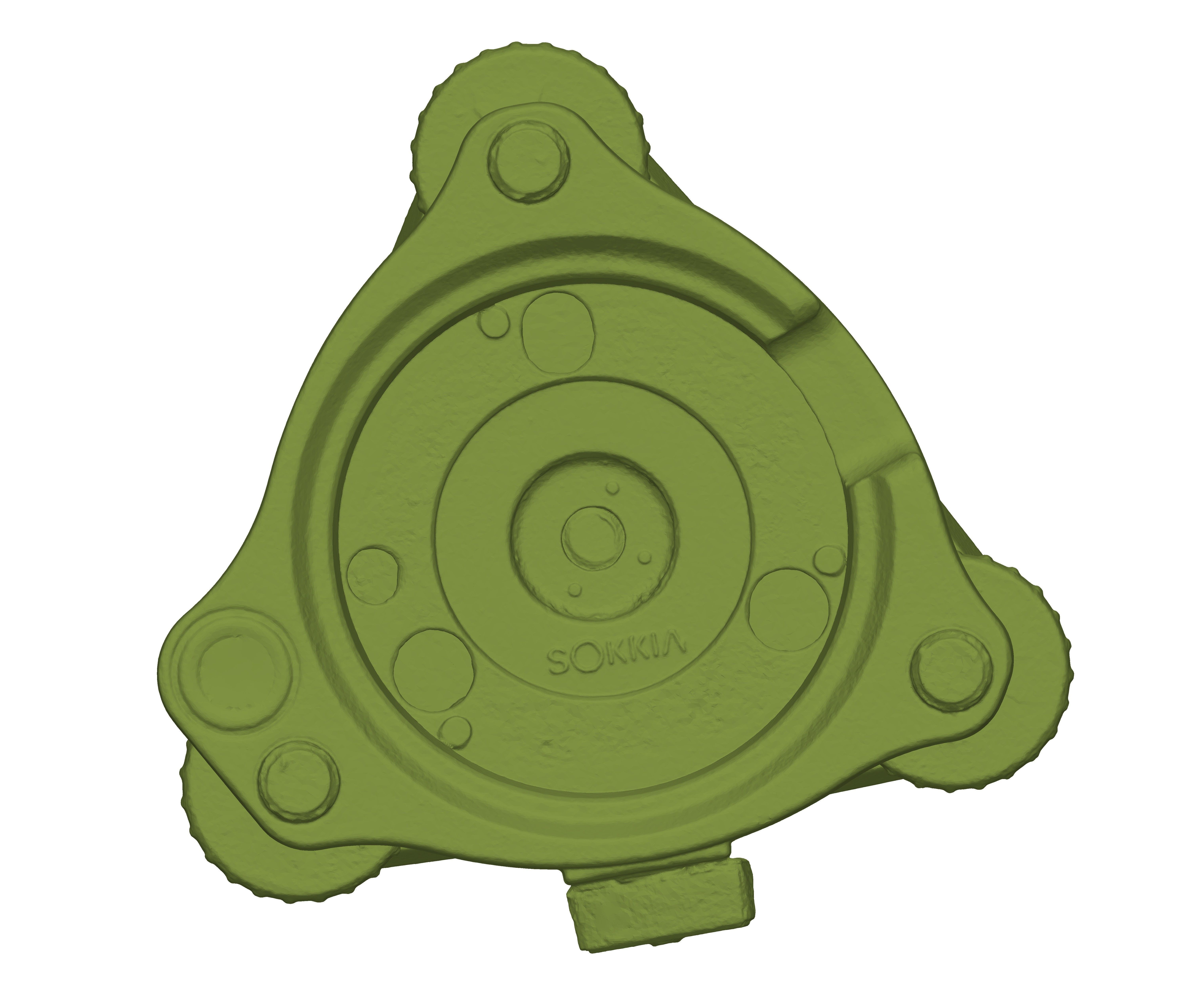 SOKKIA TOTAL STATION SURVEYING TOOL Low-poly 3D model_8