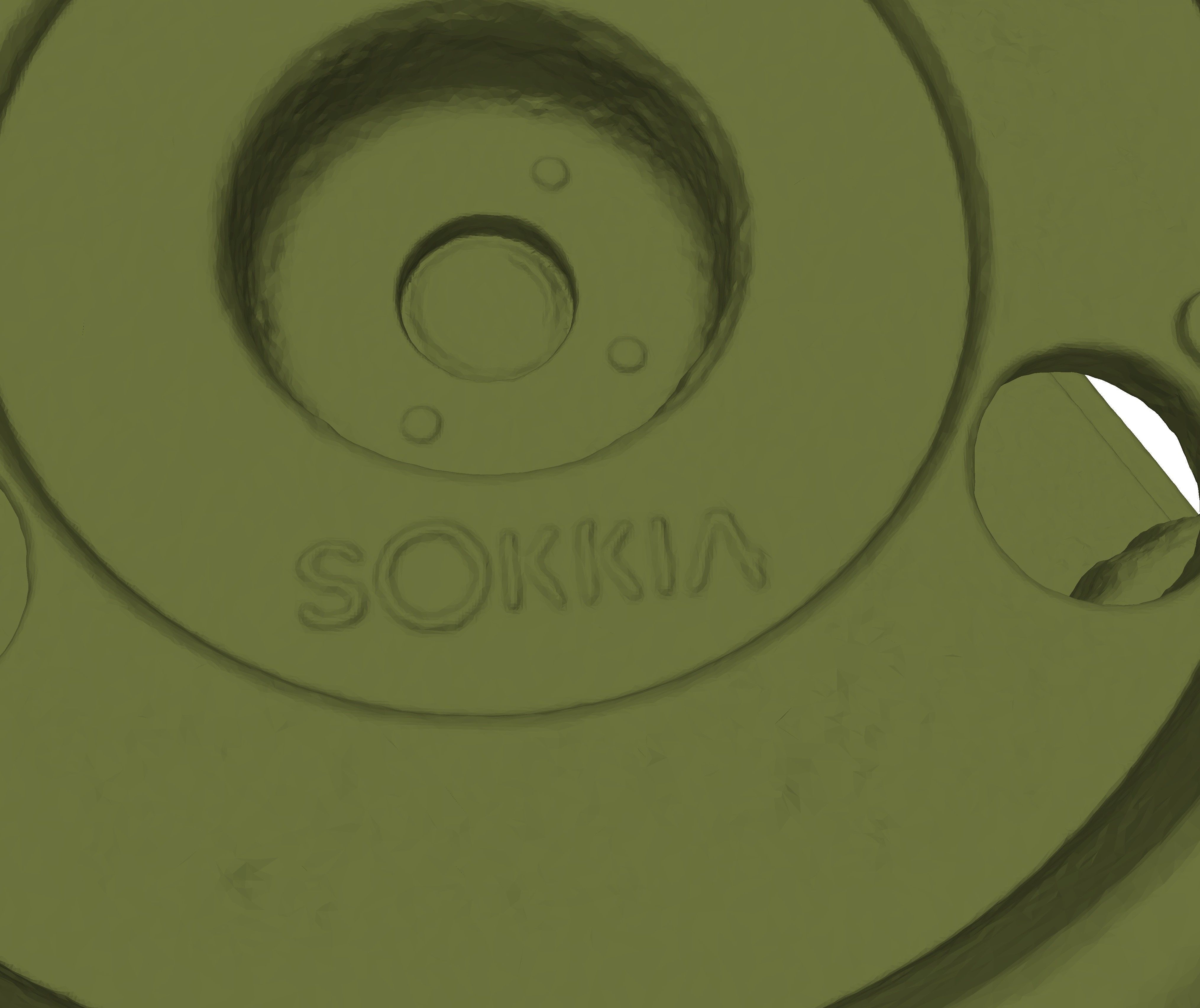 SOKKIA TOTAL STATION SURVEYING TOOL Low-poly 3D model_7