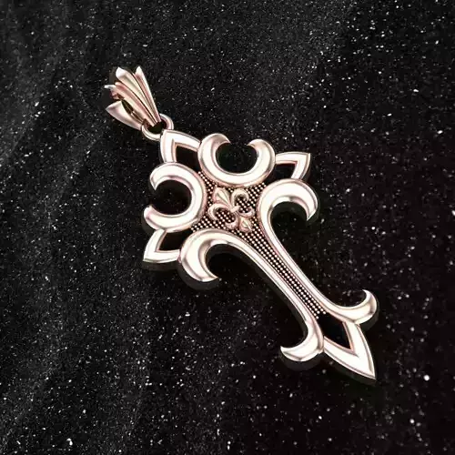 The Most Antique And Beautiful Christian Cross  3D print model