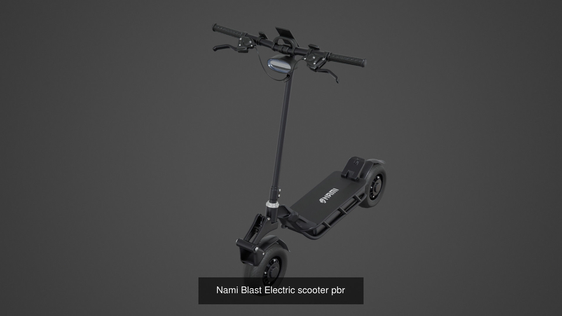 4 Electric Scooter with pbr Texture 3D Model Collection_3