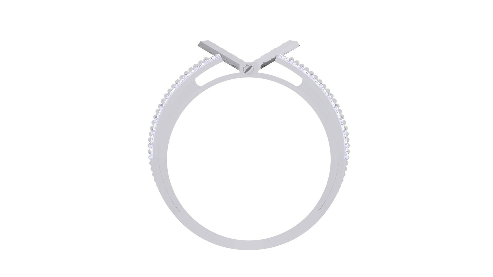 Belt High Jewelry Cocktail Ring 3dm stl obj mtl glb gltf 3mf 3D print model_11