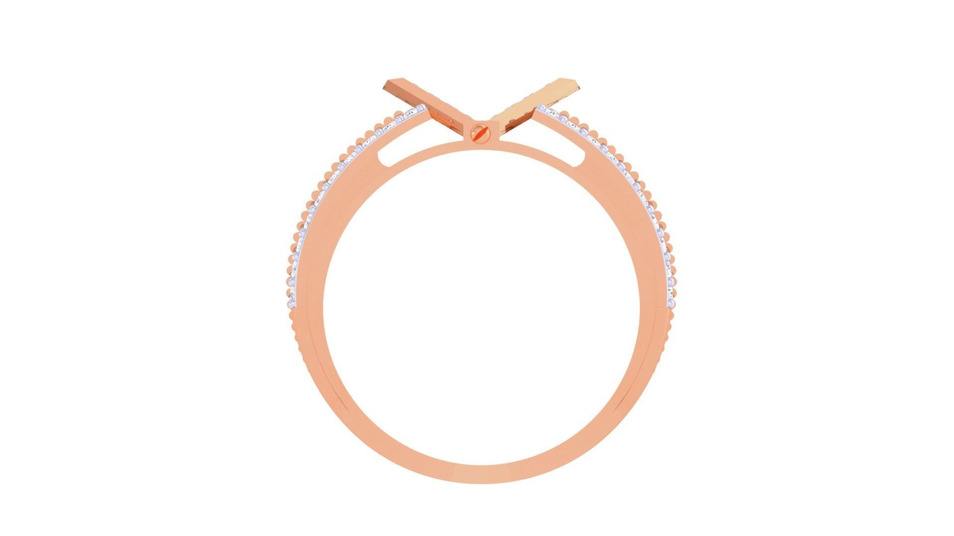 Belt High Jewelry Cocktail Ring 3dm stl obj mtl glb gltf 3mf 3D print model_12