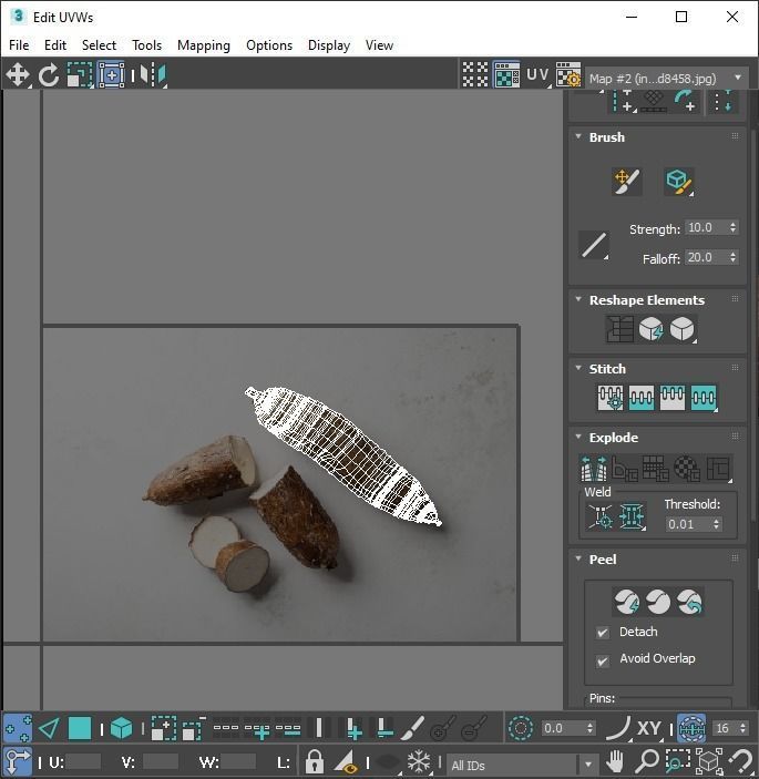Cassava Manioc 3D model_21