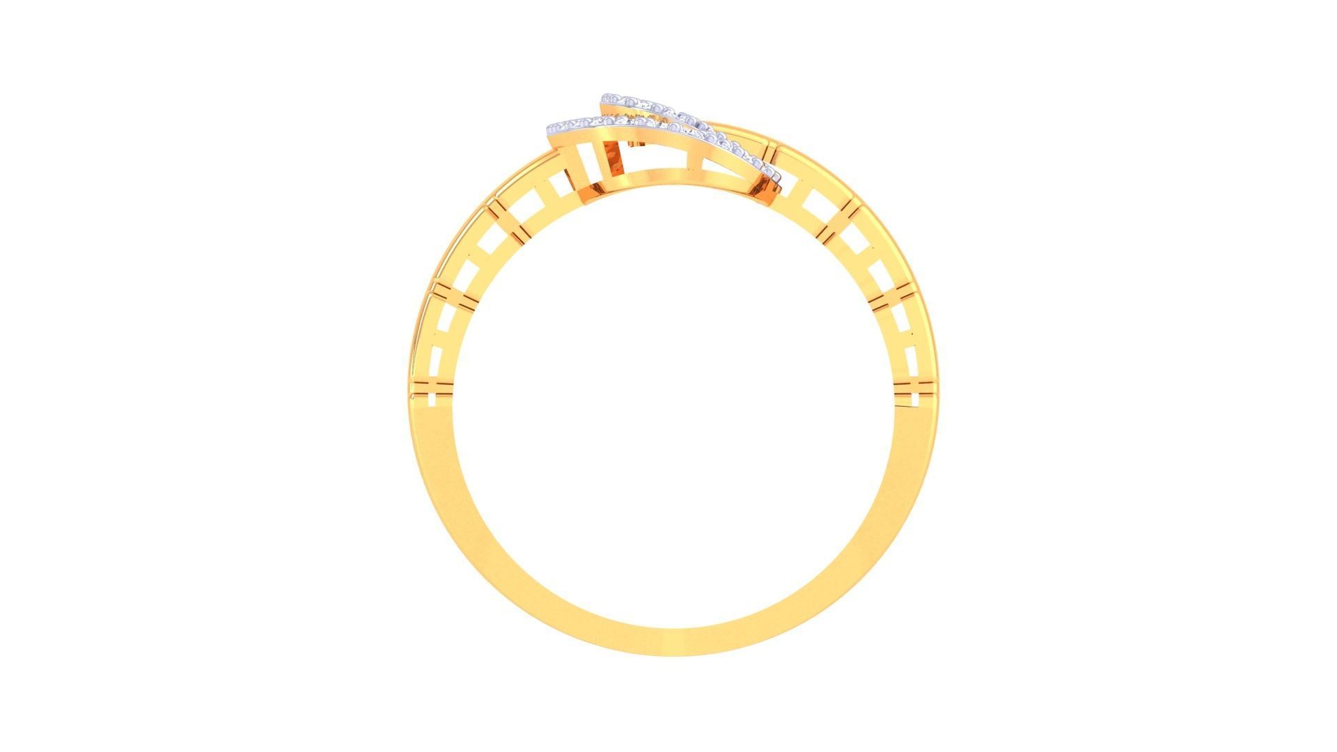 Bricks High Jewelry Cocktail Ring 3dm stl obj mtl glb gltf 3mf 3D print model_10