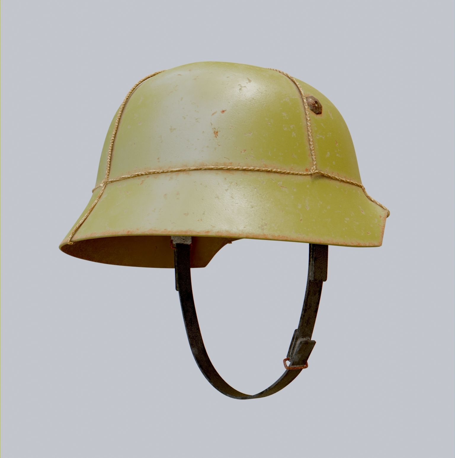 Soldier Helmet Low-poly 3D model_2