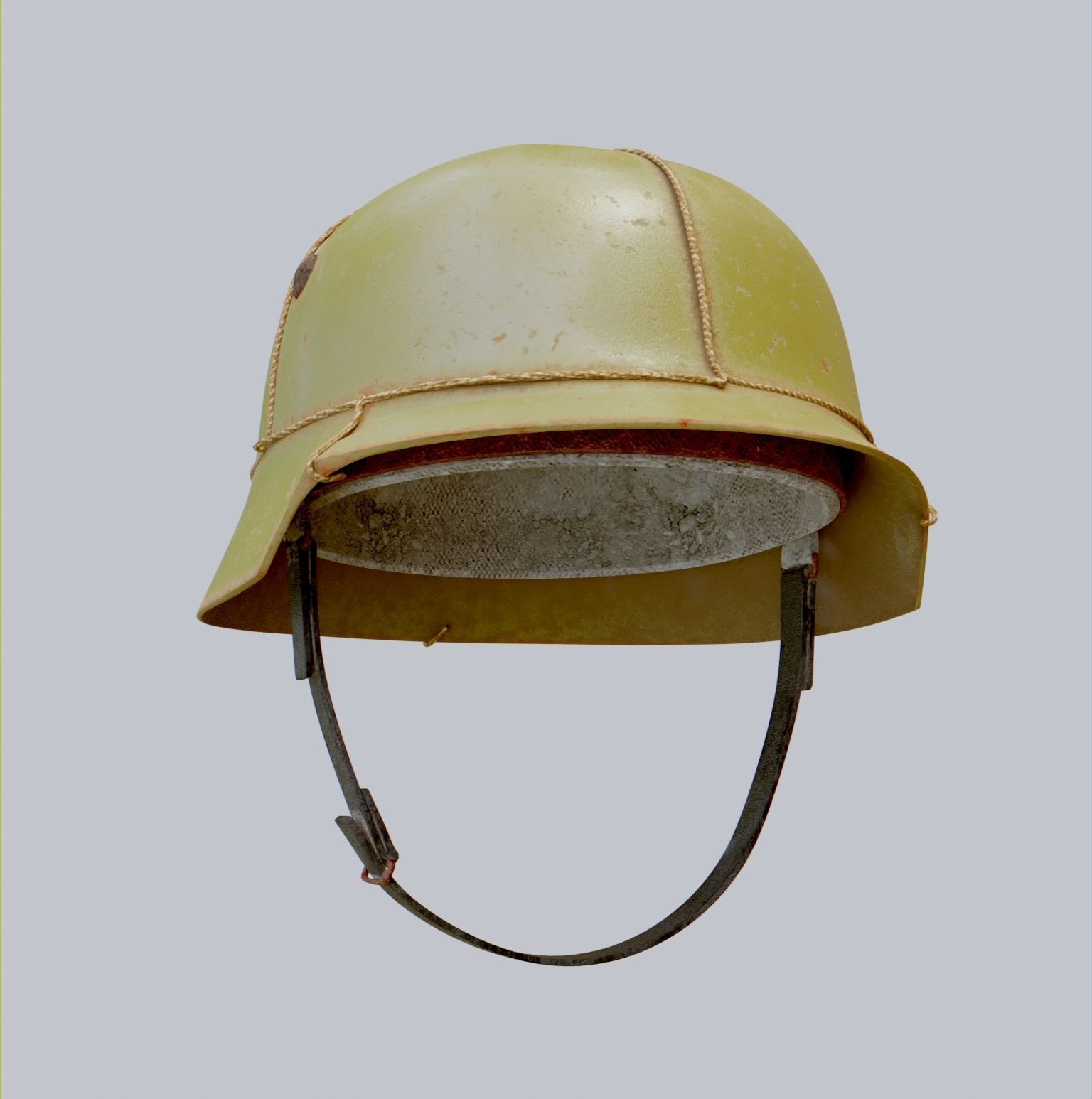 Soldier Helmet Low-poly 3D model_3