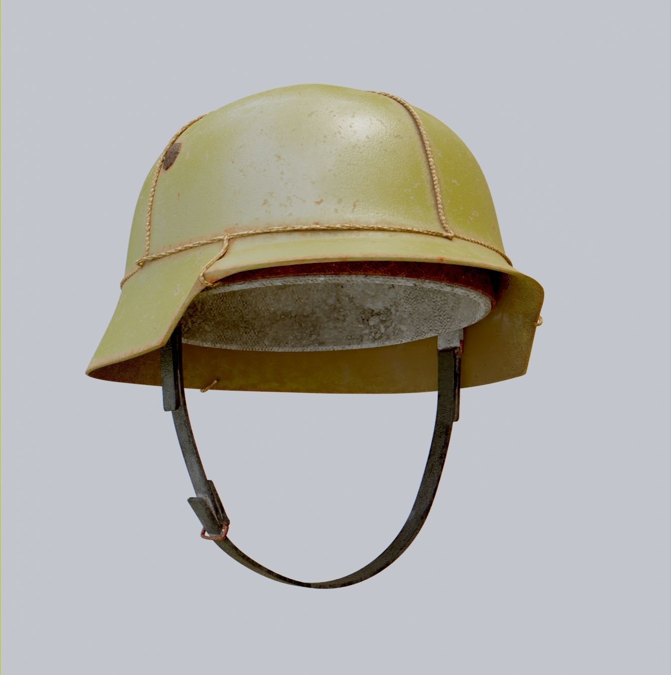 Soldier Helmet Low-poly 3D model_1