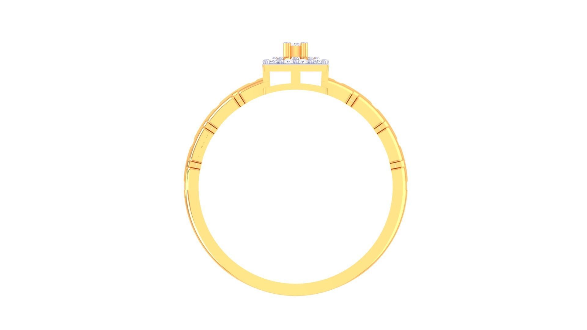 Bricks High Jewelry Cocktail Ring 3dm stl obj mtl glb gltf 3mf 3D print model_10