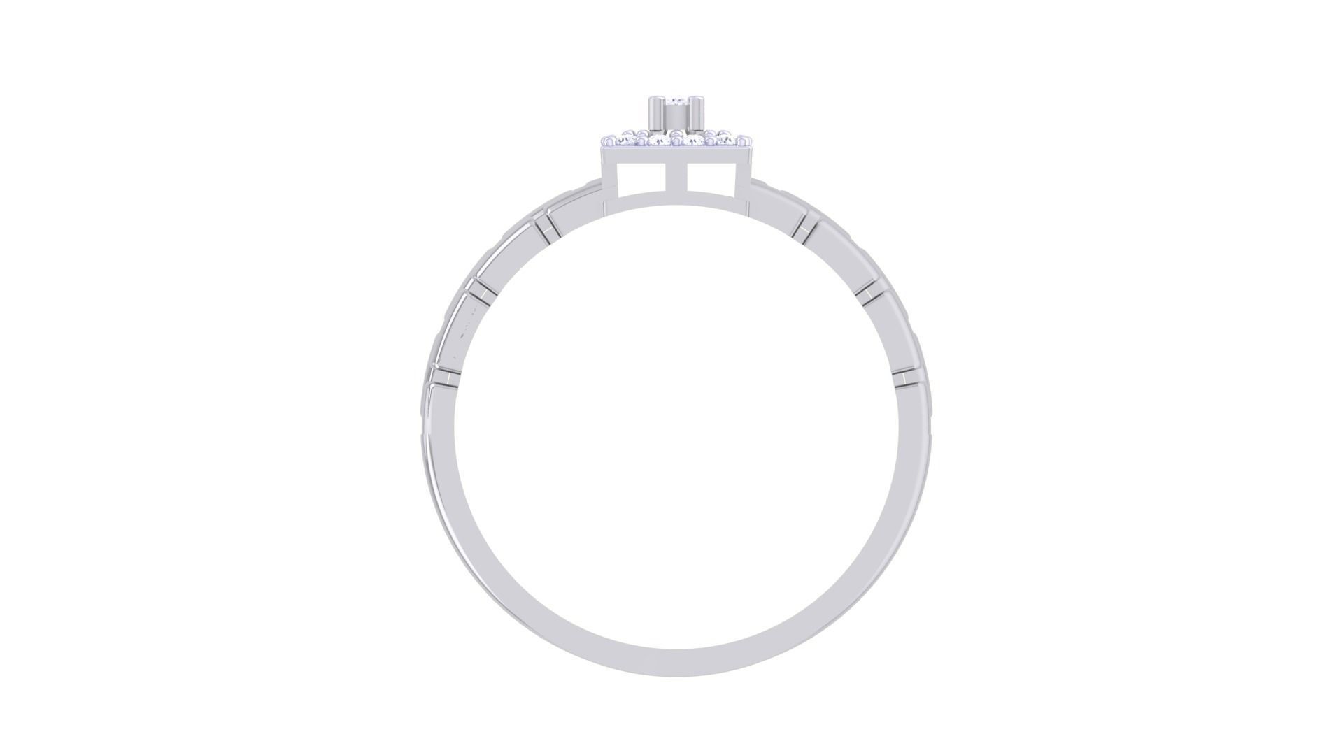 Bricks High Jewelry Cocktail Ring 3dm stl obj mtl glb gltf 3mf 3D print model_12