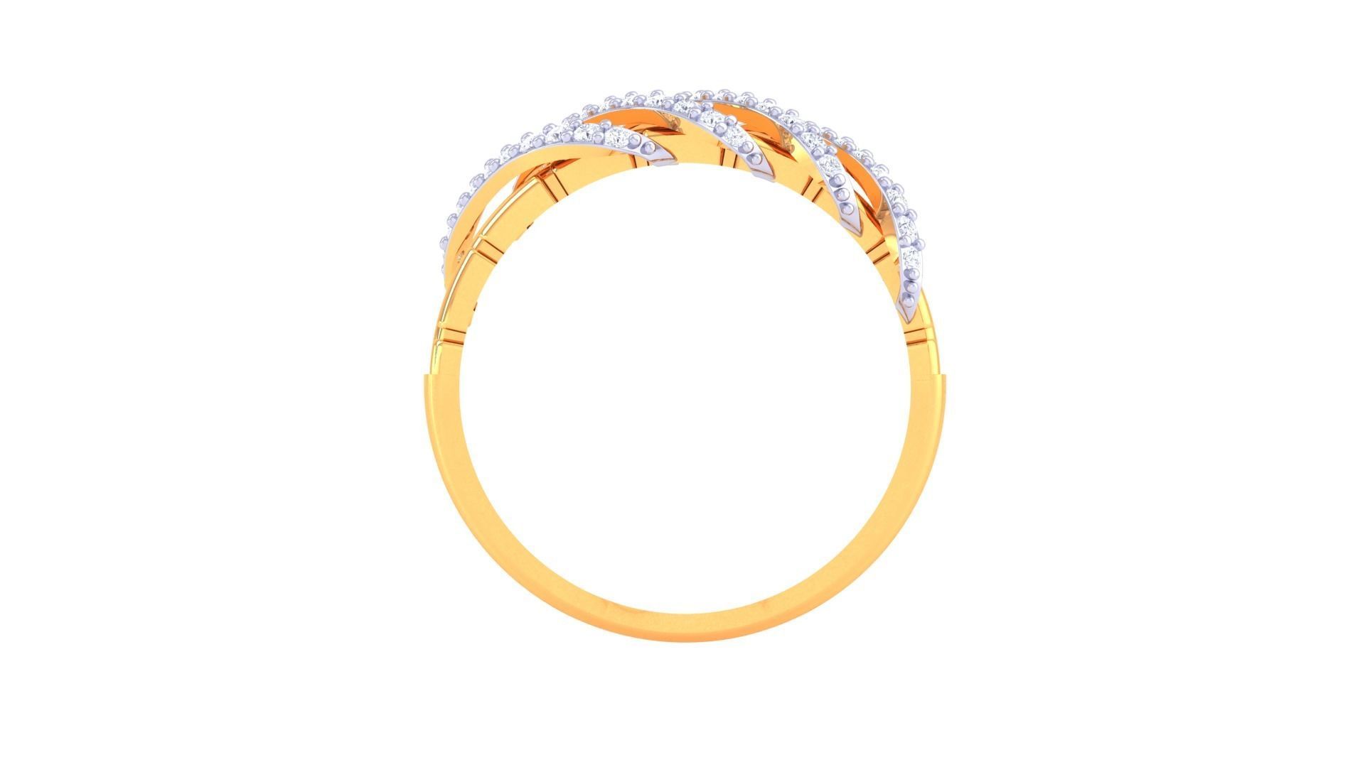 Bricks High Jewelry Cocktail Ring 3dm stl obj mtl glb gltf 3mf  3D print model_10