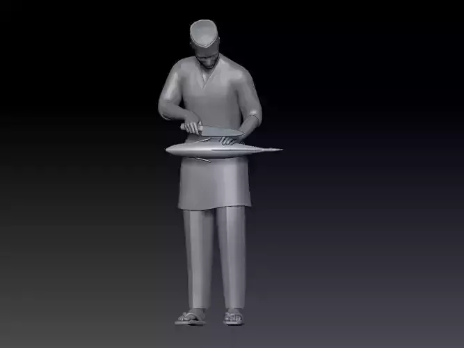 SUSHI MALE 1 3D print model