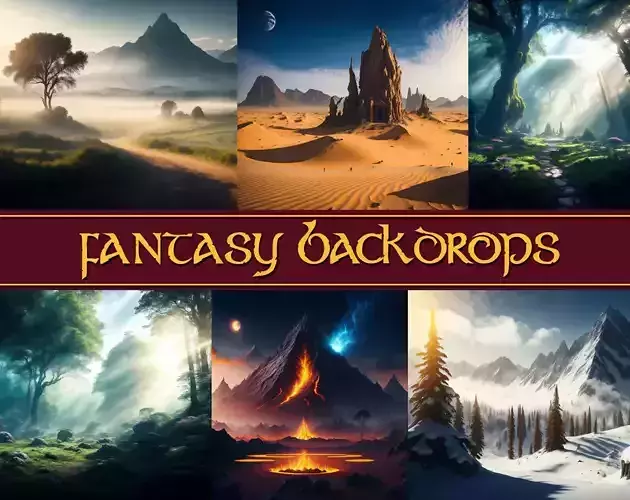 Fantasy Landscape Backdrops