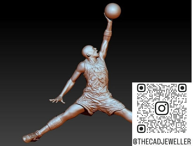 Michael Jordan 3D print model