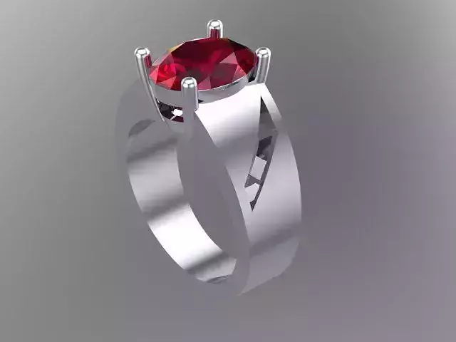 Ruby Stone Ring 