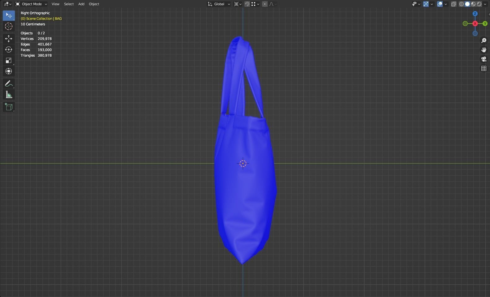 Shopping Bag 3D model_5