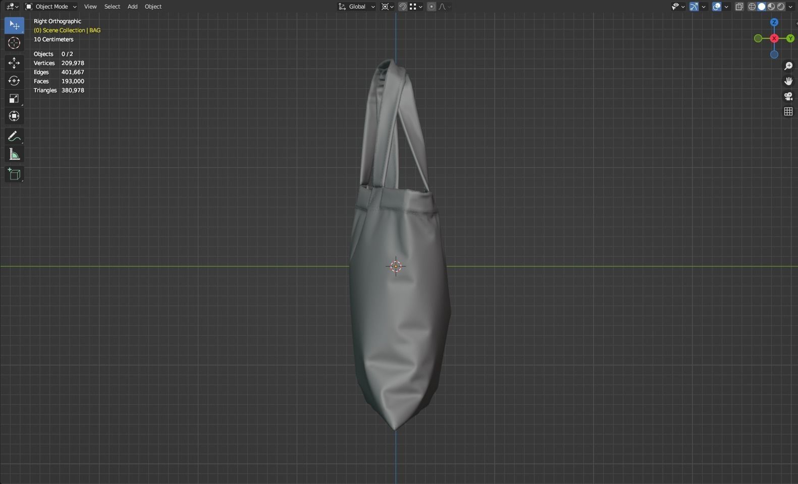 Shopping Bag 3D model_3