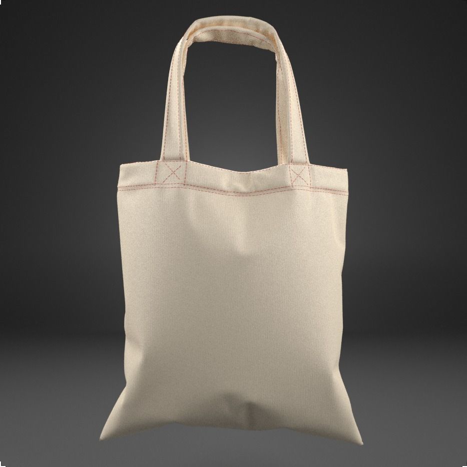 Shopping Bag 3D model_1