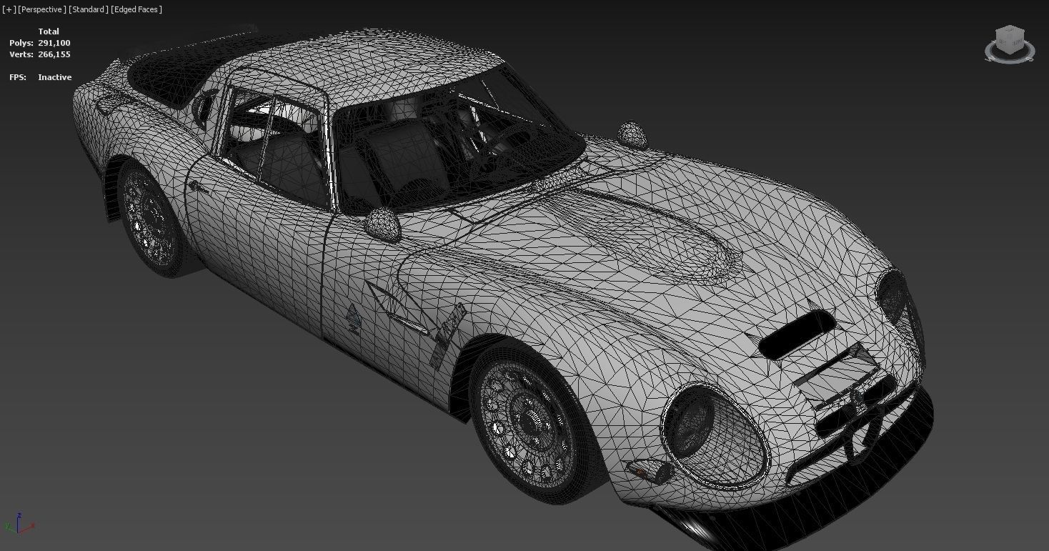 Alfa Romeo Giulia TZ2  1965 Low-poly 3D model_21