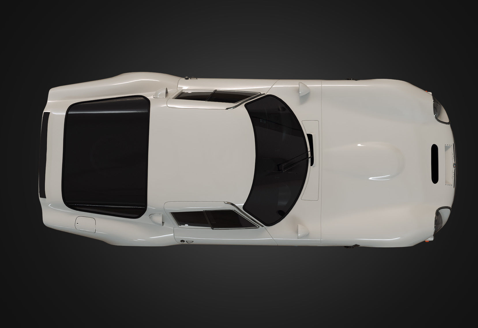  Alfa Romeo Giulia TZ2  1965 Low-poly 3D model_11