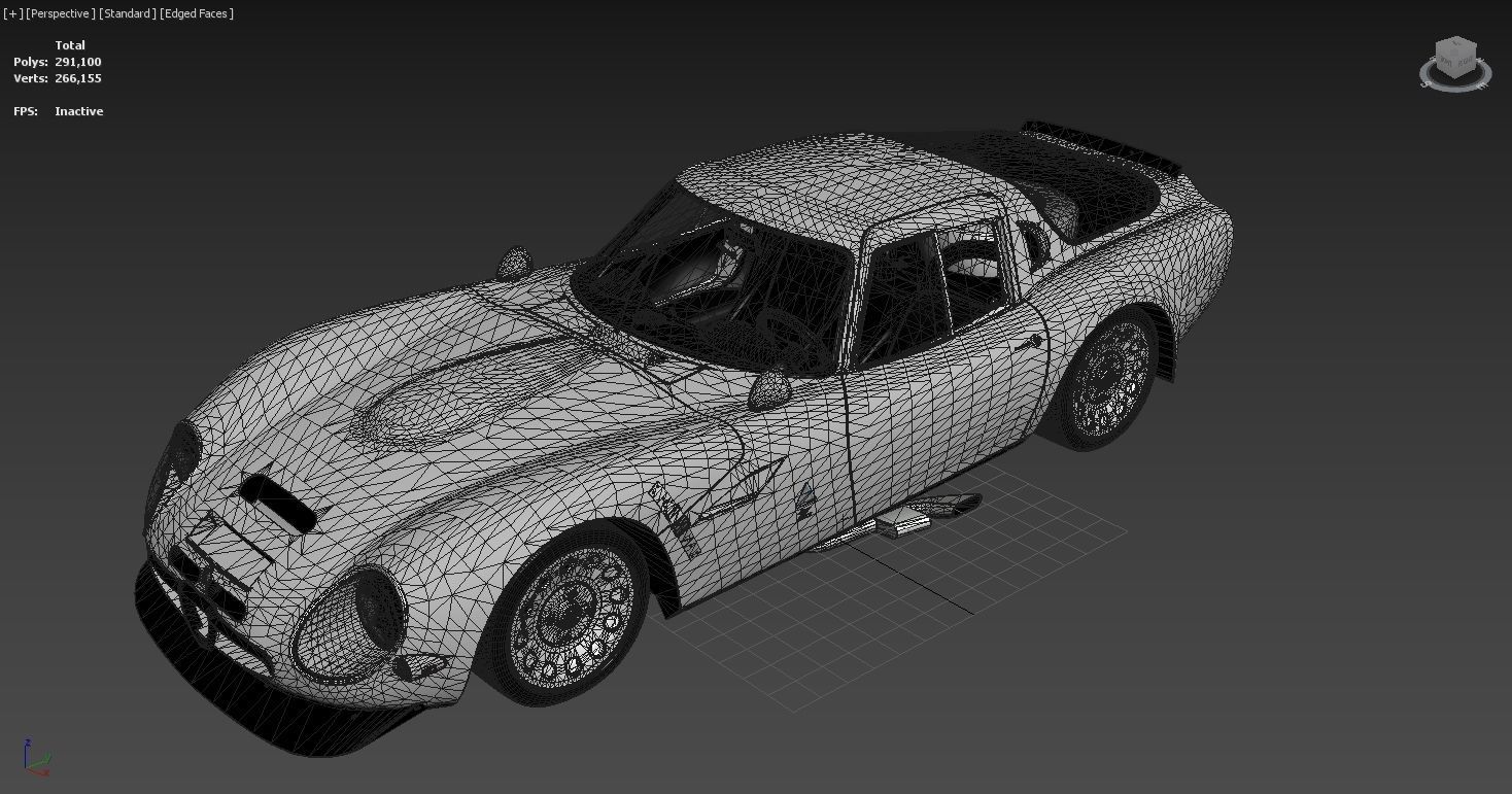  Alfa Romeo Giulia TZ2  1965 Low-poly 3D model_23