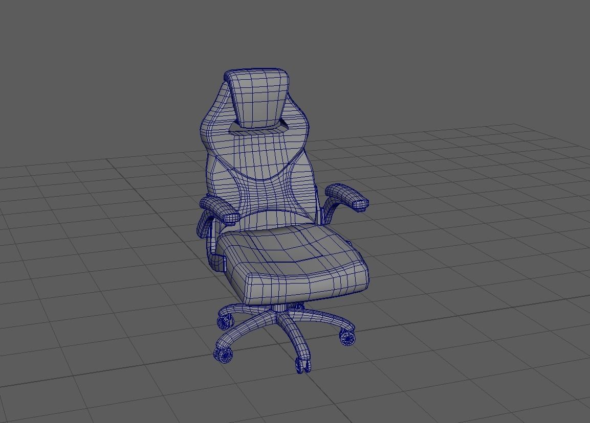 Gaming Chair 3D model_4