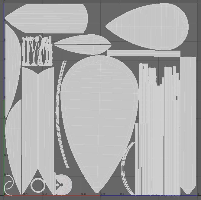 Slavic kite leather shield-painted white with radial symbol Low-poly 3D model_7