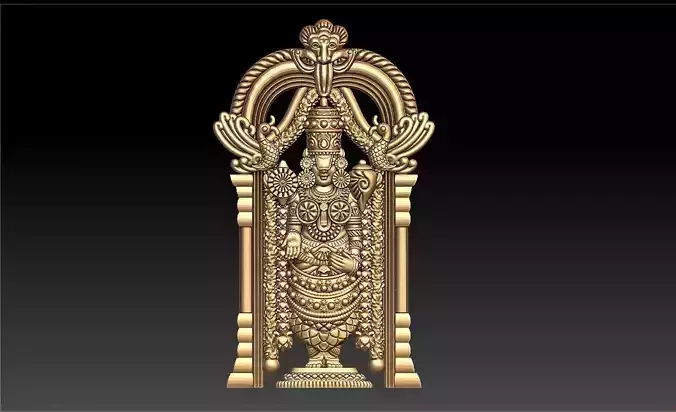 THIRUPATHI PENDENT 3D print model