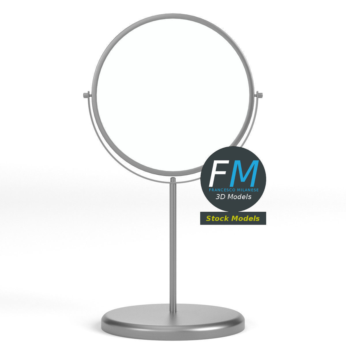Makeup mirror 3D model_3