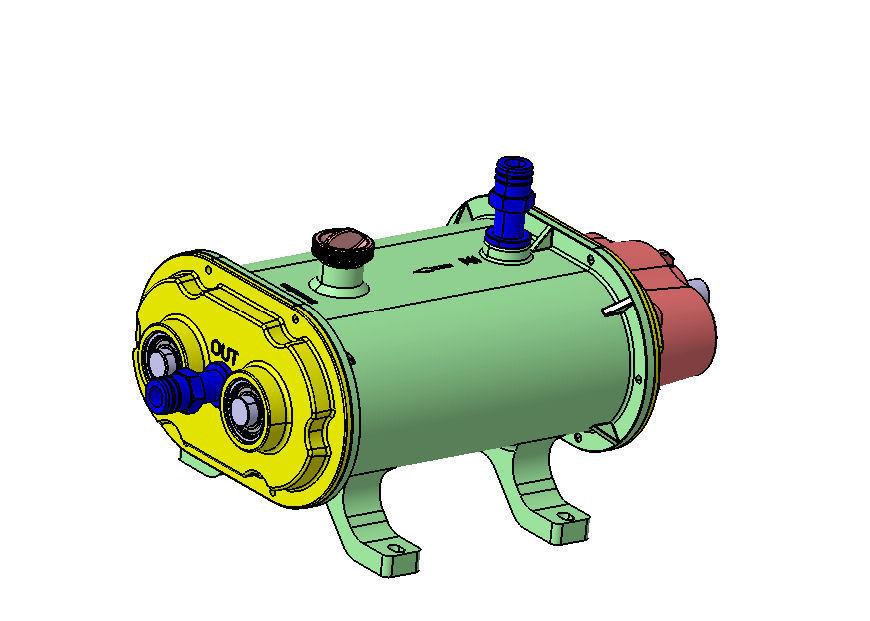 WATER PUMP 3D print model_2